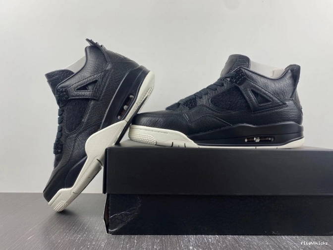 4 Pony Hair 819139-010 Retro Jordan Black 1003